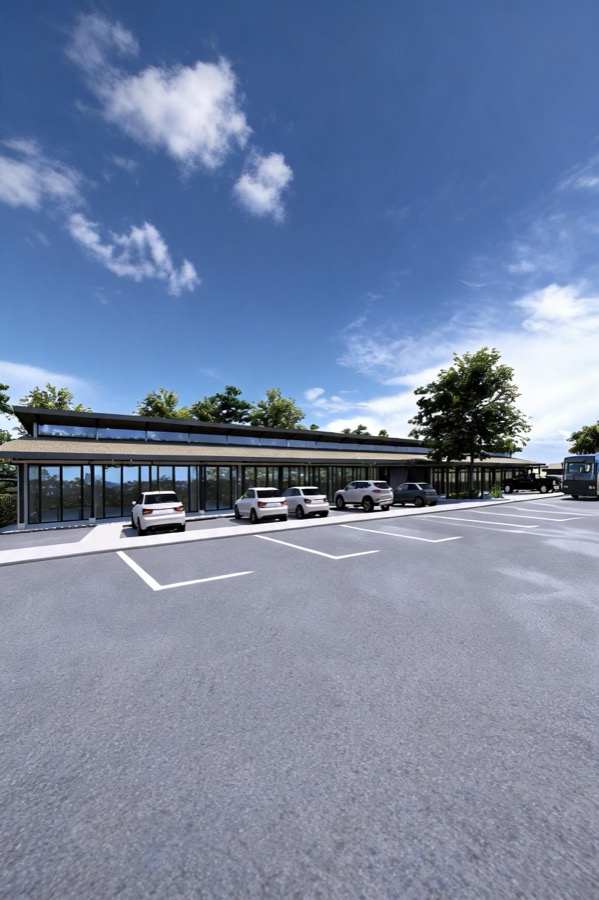 Rendering: Commercial frontage