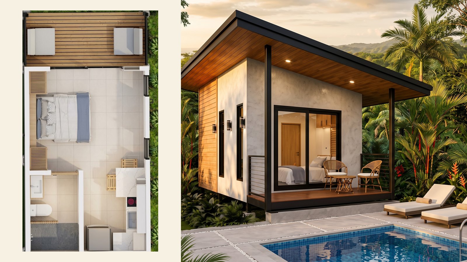 Hermosa model home, 30 square meters