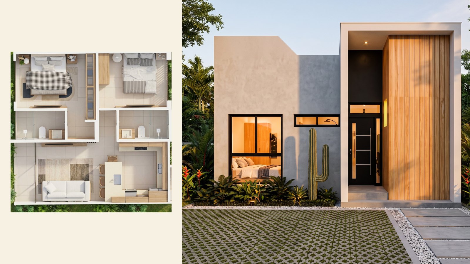 Coco model home, 66 square meters