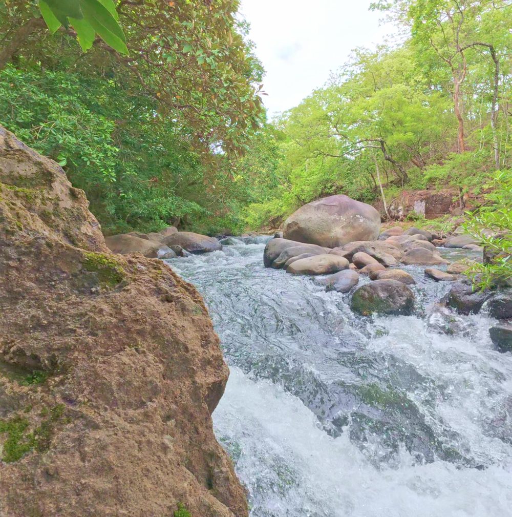The river falls