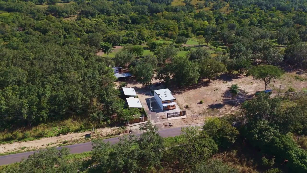 Aerial clip of the model homes